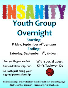 Youth Group Overnight